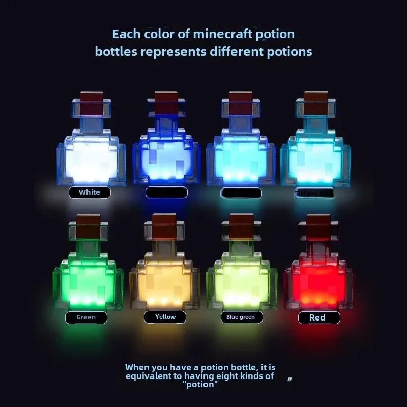 Lampe Veilleuse Potion Magique Minecraft