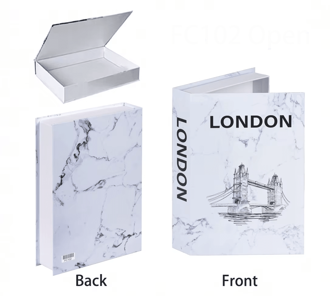 Boîte de rangement Faux Livre - Collection Prestige