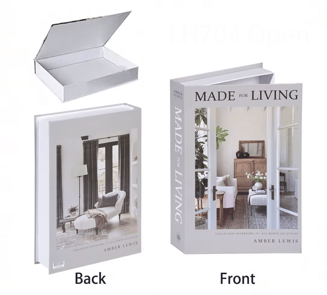 Boîte de rangement Faux Livre - Collection Prestige