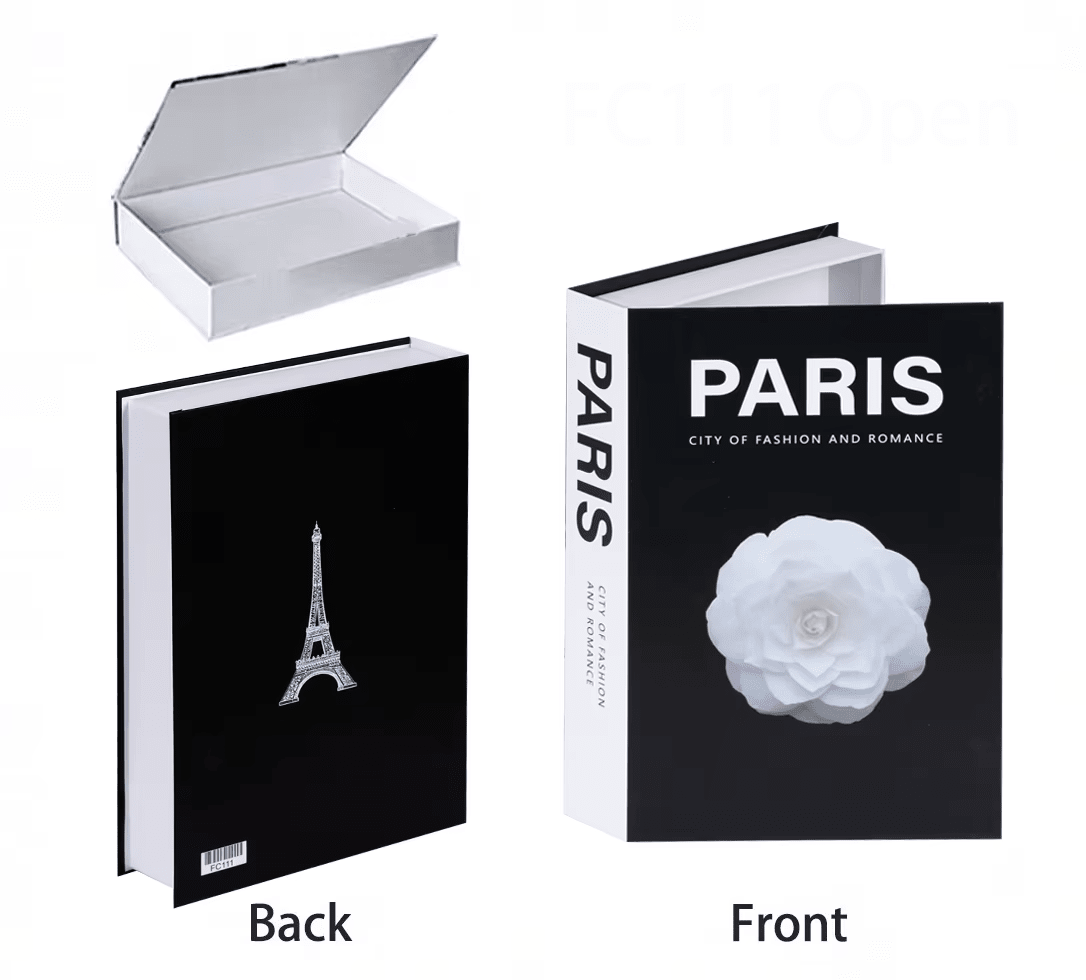 Boîte de rangement Faux Livre - Collection Prestige