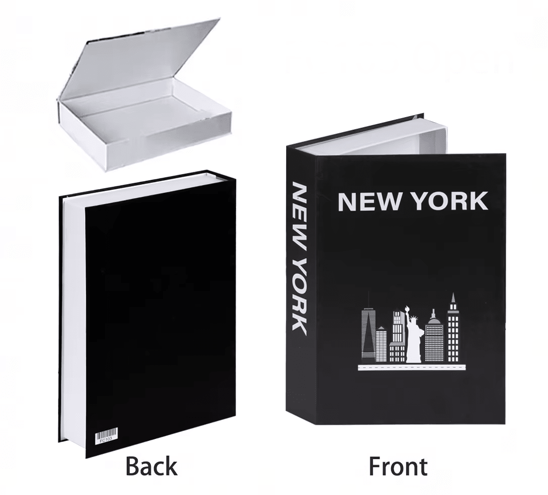 Boîte de rangement Faux Livre - Collection Prestige