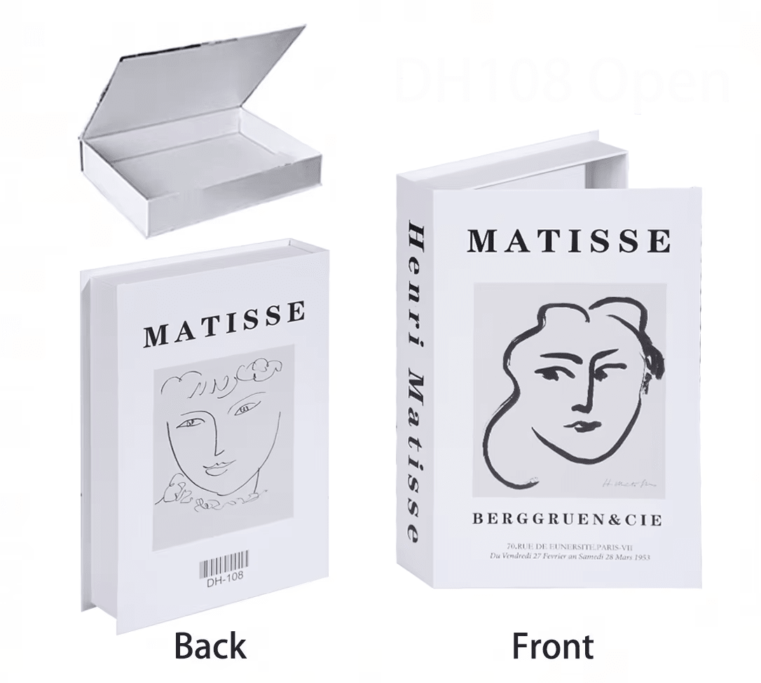 Boîte de rangement Faux Livre - Collection Prestige