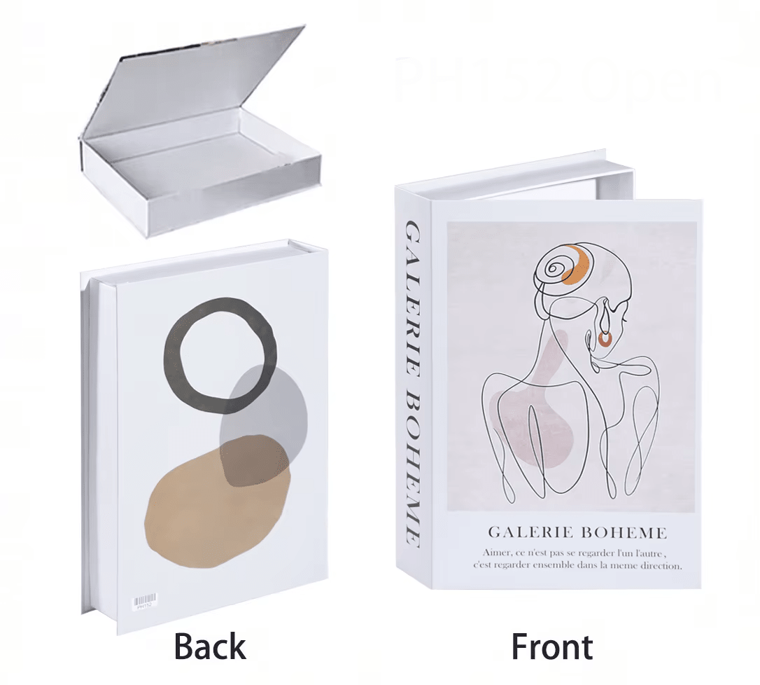 Boîte de rangement Faux Livre - Collection Prestige