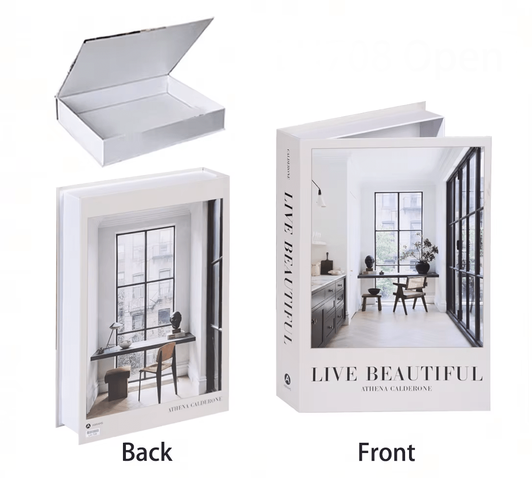 Boîte de rangement Faux Livre - Collection Prestige