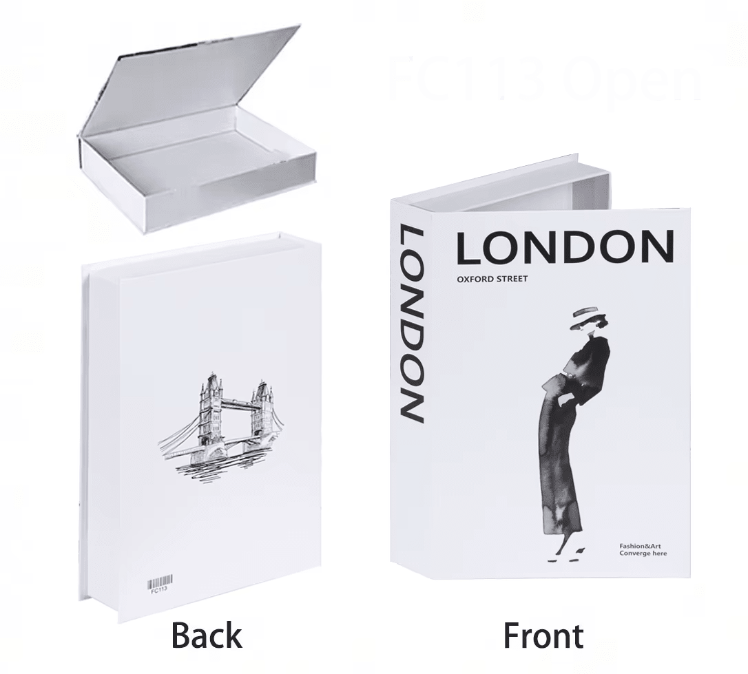 Boîte de rangement Faux Livre - Collection Prestige