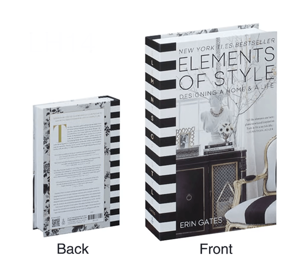 Boîte de rangement Faux Livre - Collection Prestige