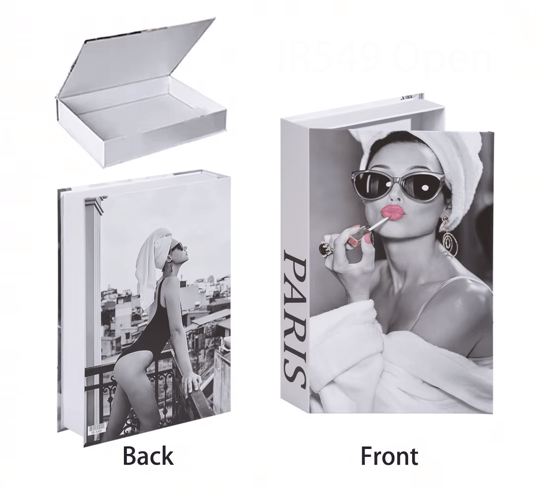Boîte de rangement Faux Livre - Collection Prestige