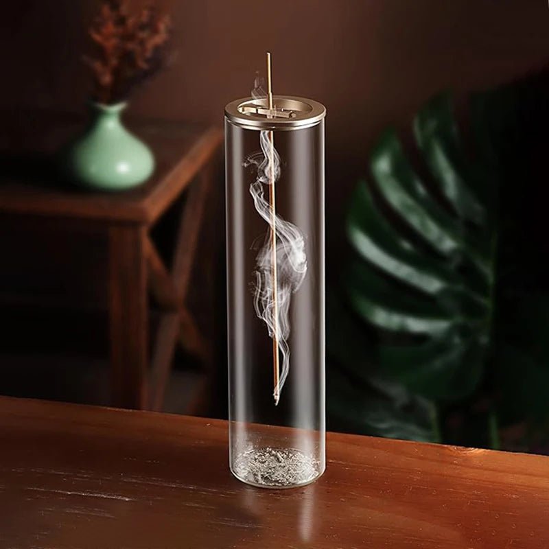 Brûleur d'Encens Inversé "Pureté Verre"