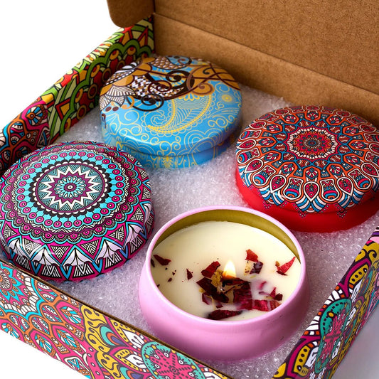 Coffret à bougies Parfumées Vintage