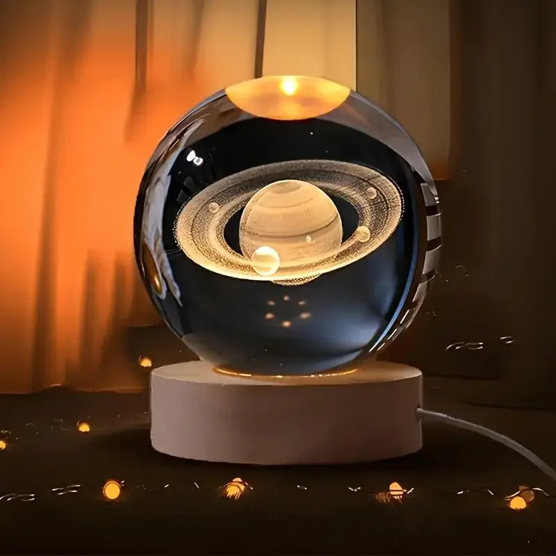 Crystal Ball Planet Night Light