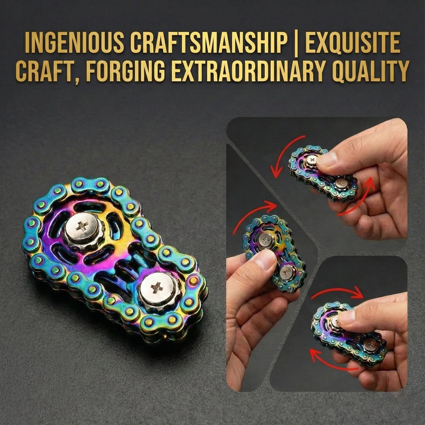 Engrenage CNC en métal Rainbow