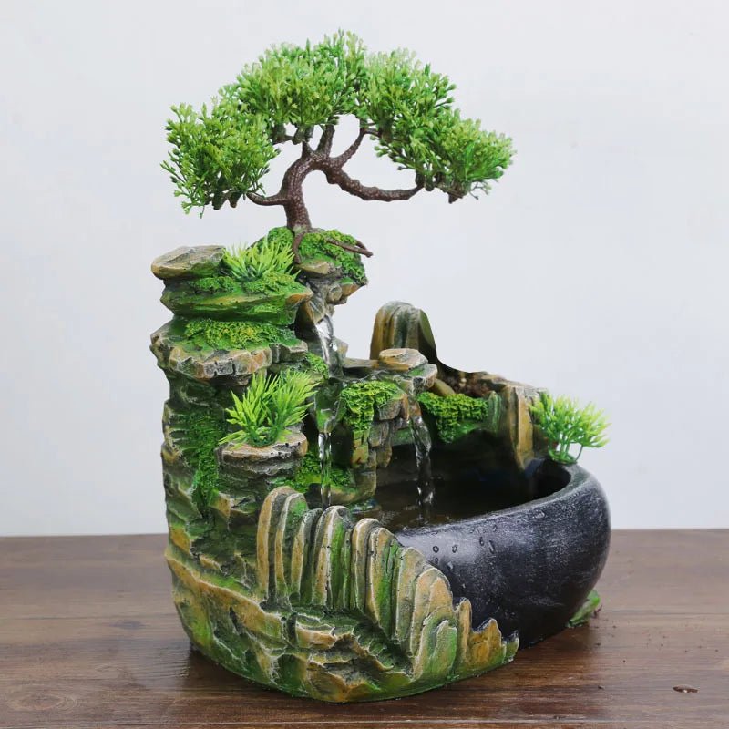 Fontaine Zen "Brumes de l'Olympe" - Cascade Artisanale & Brume Aromatique