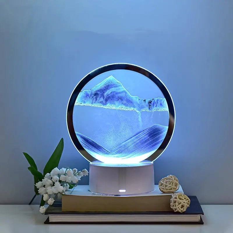 Lampe Sablier LED 3D