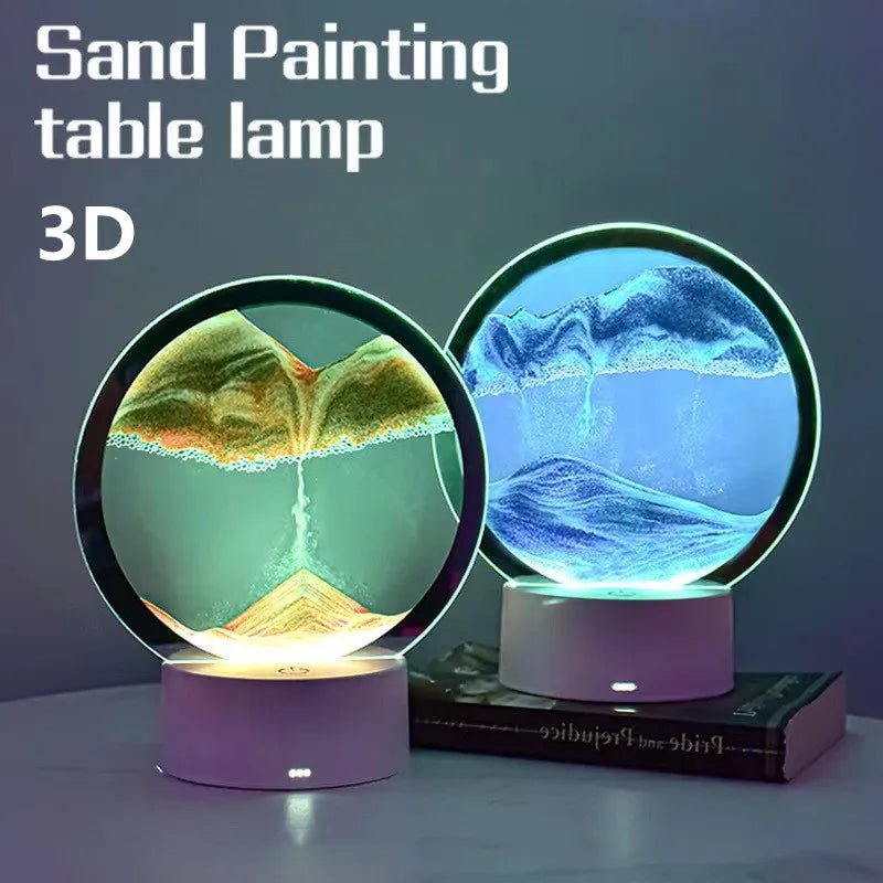 Lampe Sablier LED 3D
