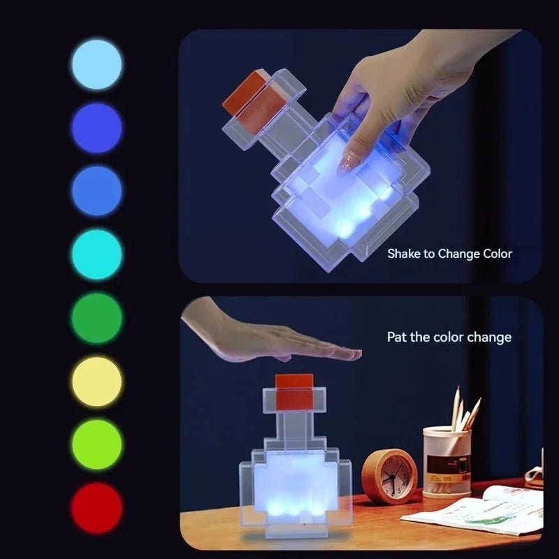 Mini Veilleuse Potion Magique Minecraft