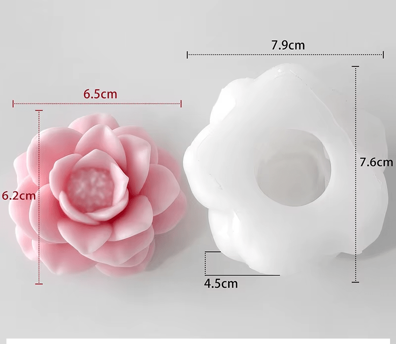 Moule à bougie - Forme Florale -