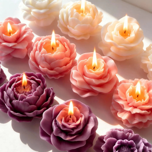 Moule à bougie - Forme Florale -