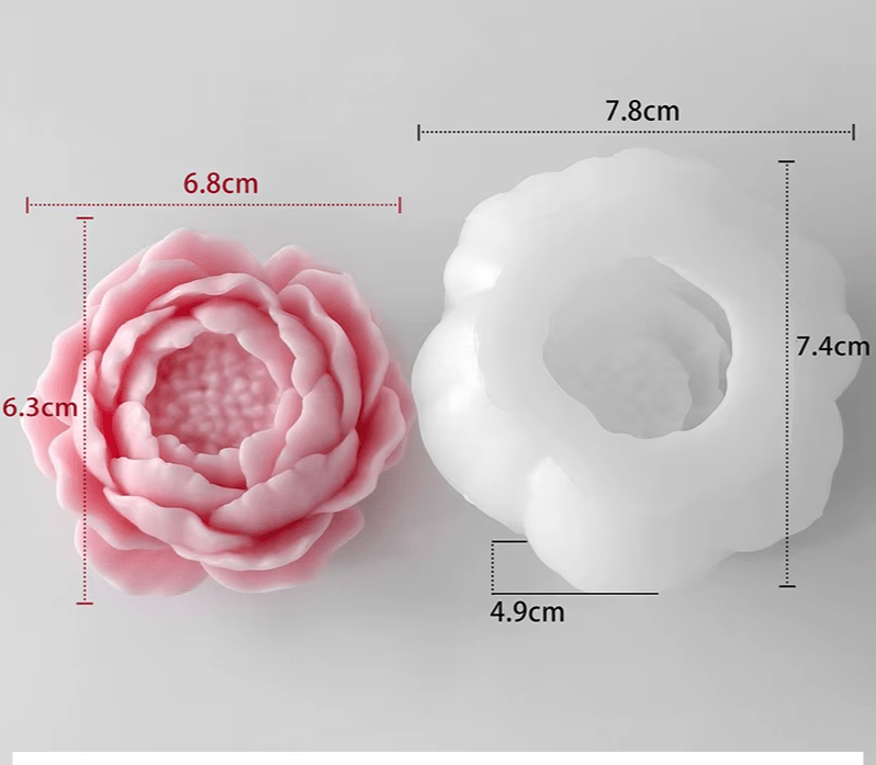 Moule à bougie - Forme Florale -