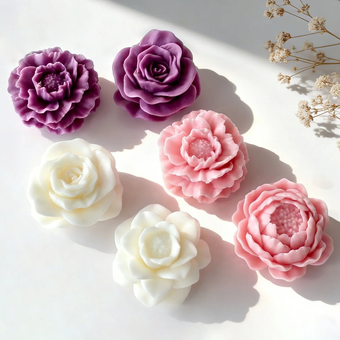 Moule à bougie - Forme Florale -