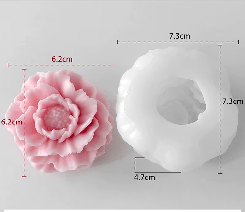 Moule à bougie - Forme Florale -